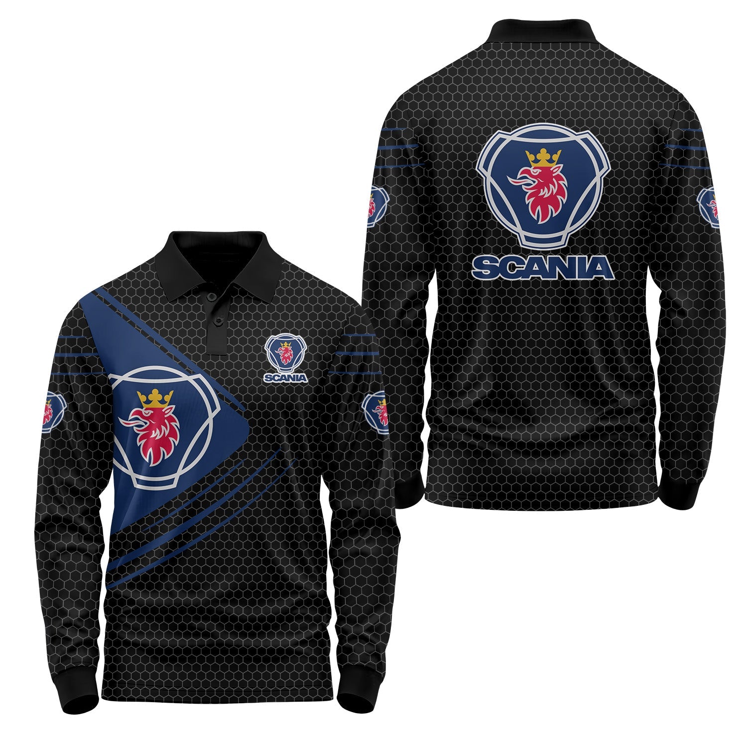 Scania Long Sleeve Polo USPL1601