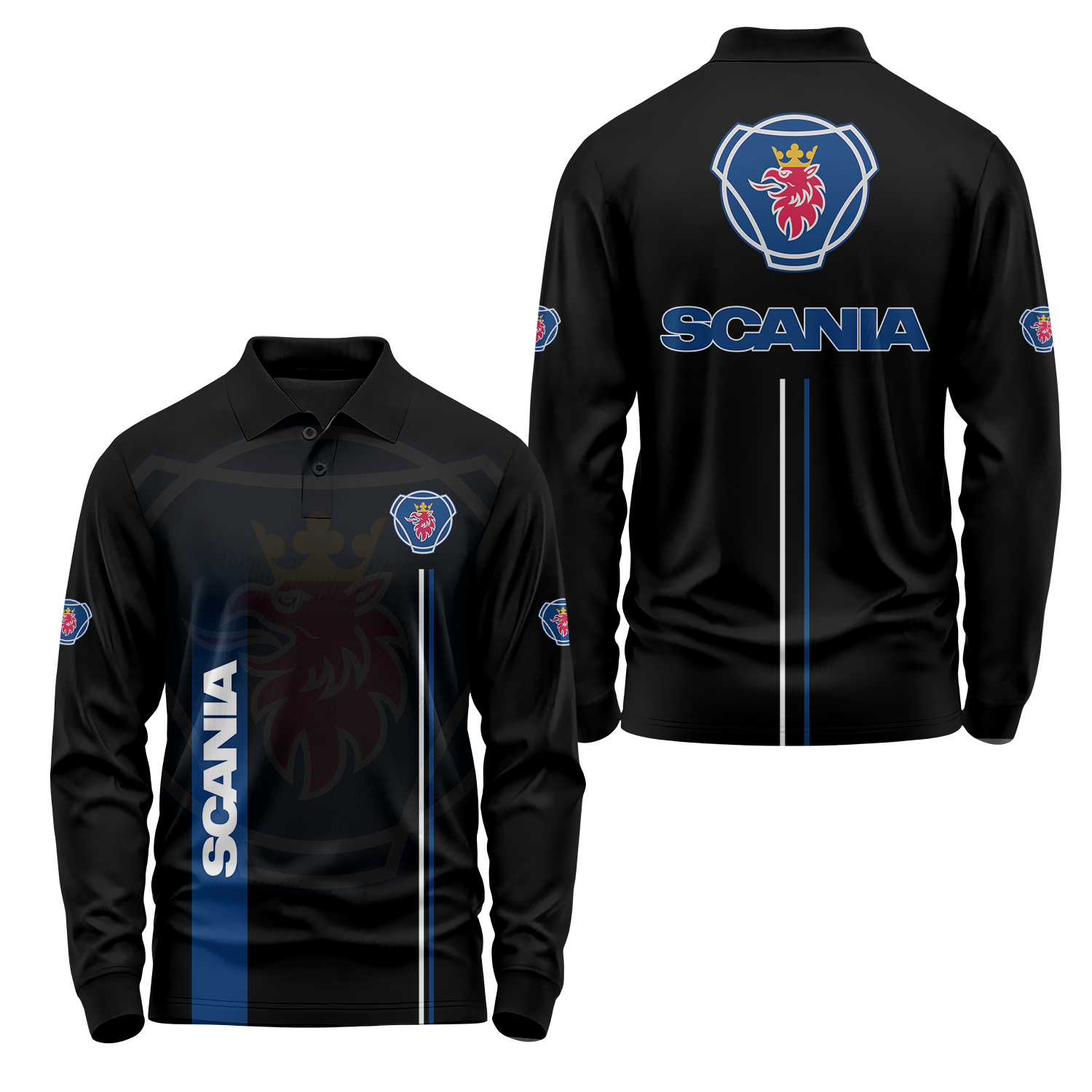 Scania Long Sleeve Polo USPL1590