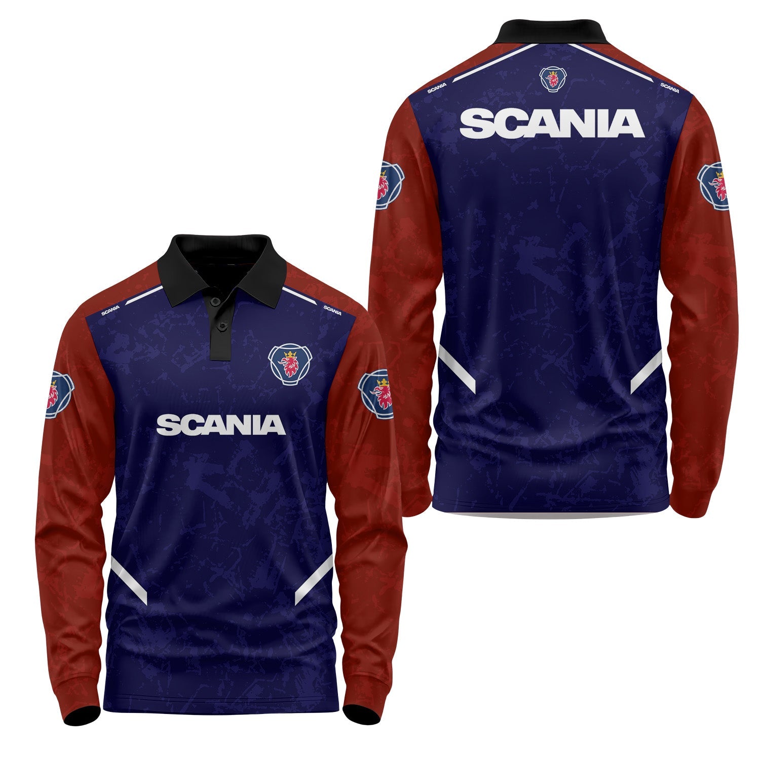 Scania Long Sleeve Polo USPL1587