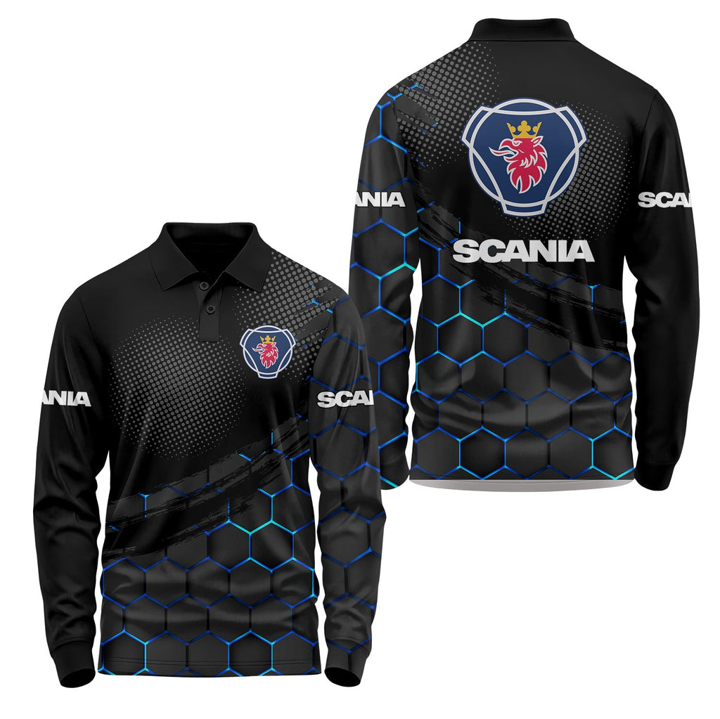 Scania Long Sleeve Polo USPL1615