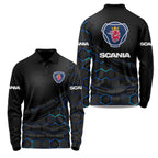 Scania Long Sleeve Polo USPL1615