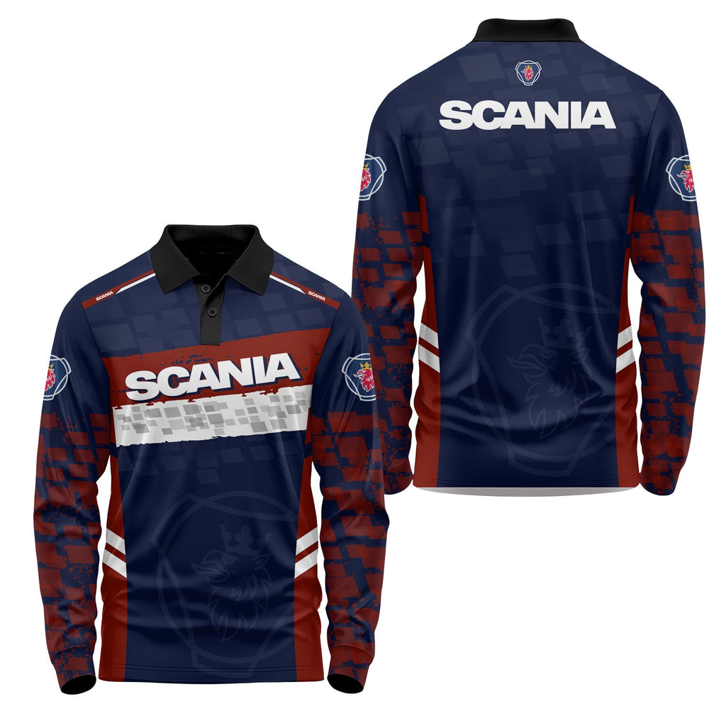Scania Long Sleeve Polo USPL1588