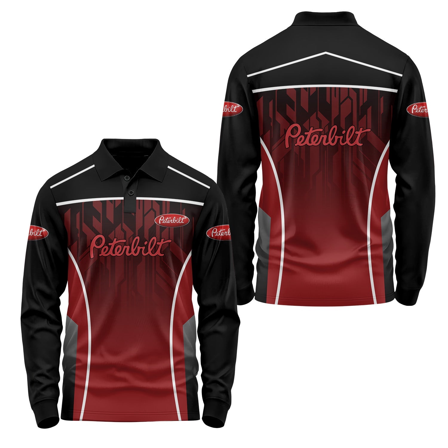 Peterbilt Long Sleeve Polo USPL1743