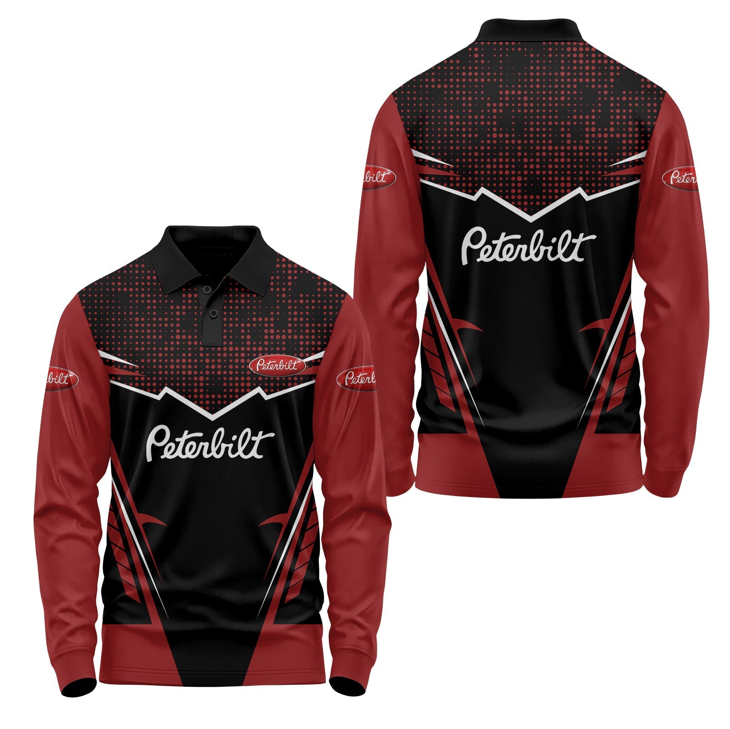 Peterbilt Long Sleeve Polo USPL1747