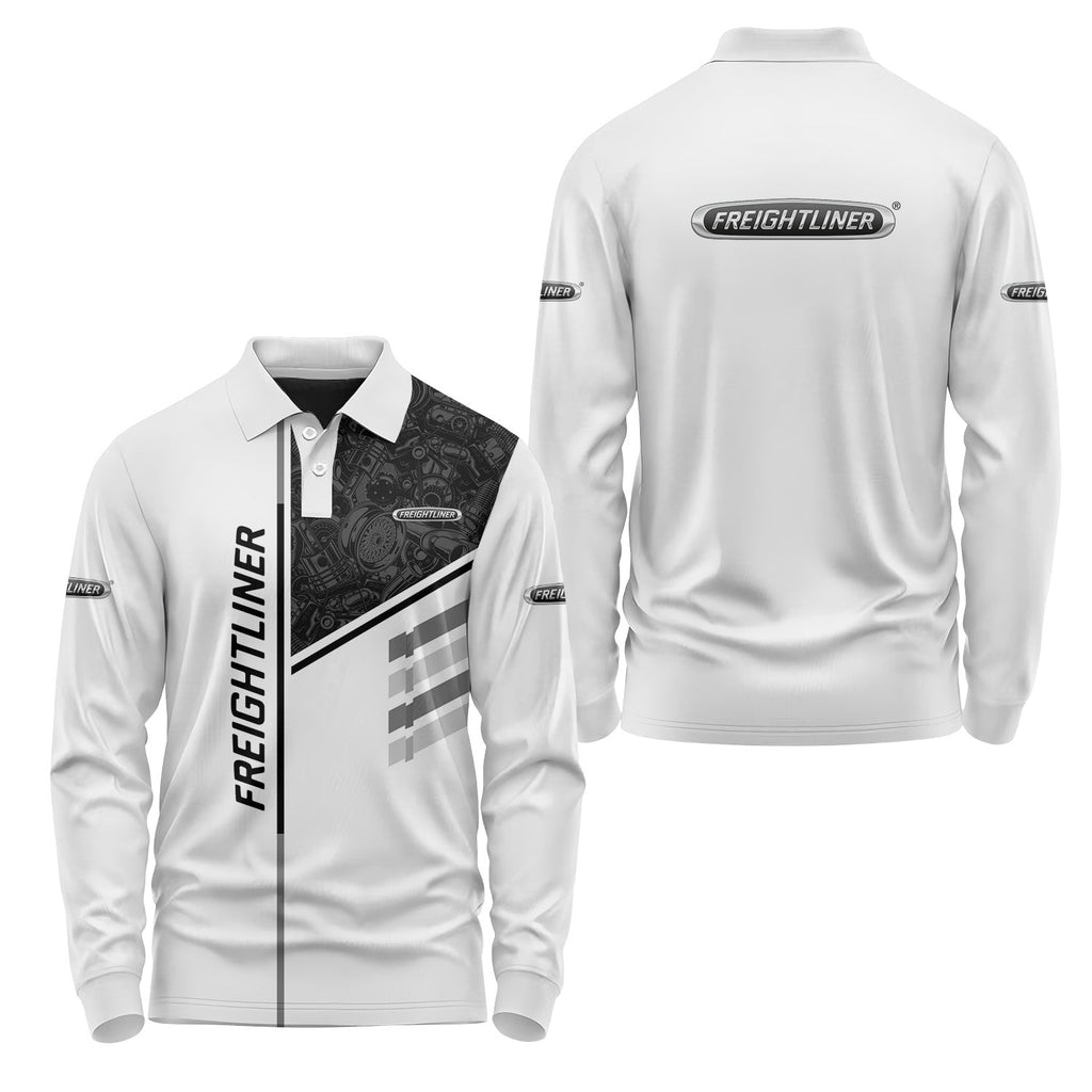Freightliner Long Sleeve Polo USPL1686