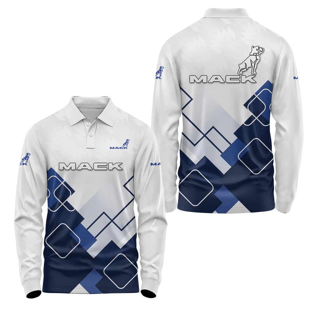 Mack Trucks Long Sleeve Polo USPL1843