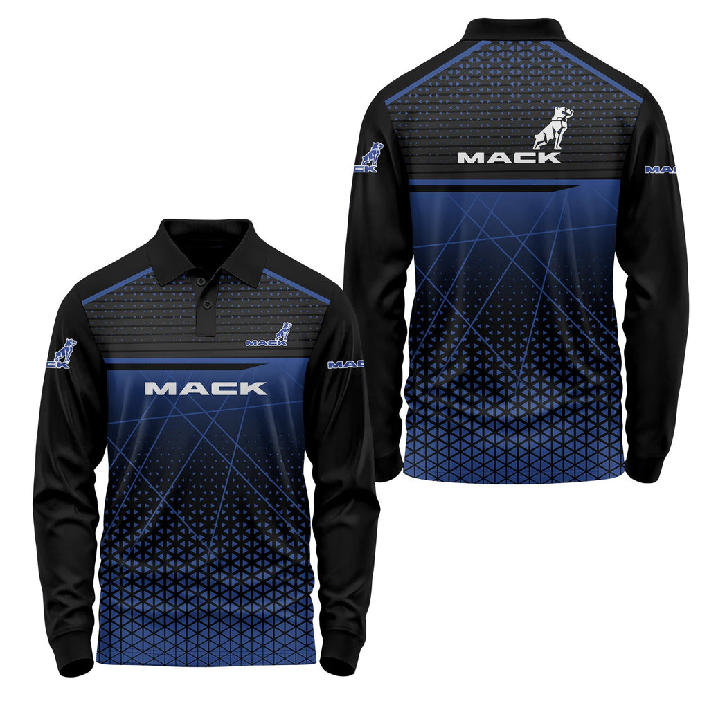 Mack Trucks Long Sleeve Polo USPL1838