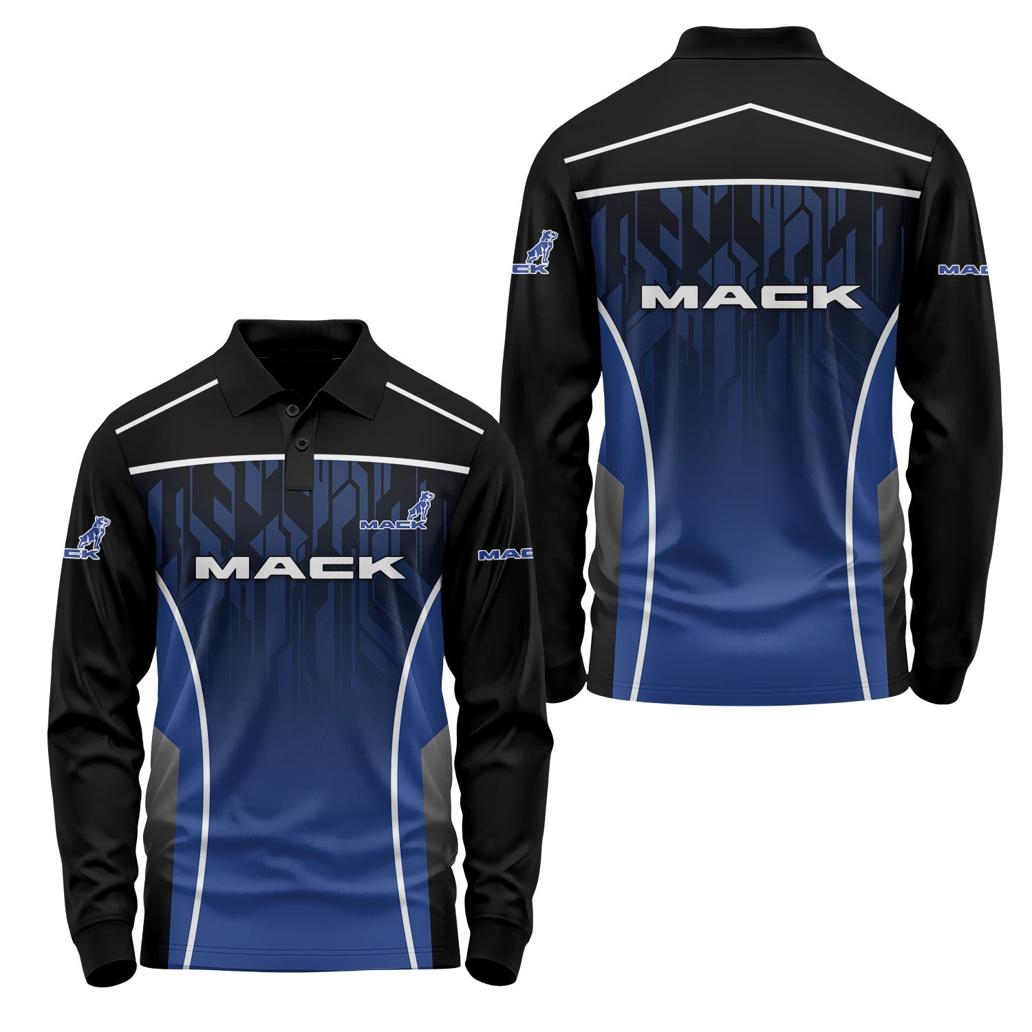 Mack Trucks Long Sleeve Polo USPL1837