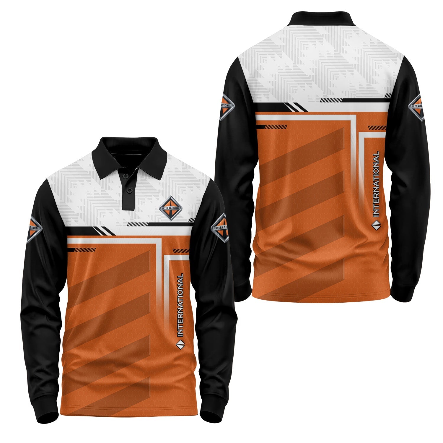 International Trucks Long Sleeve Polo USPL1881