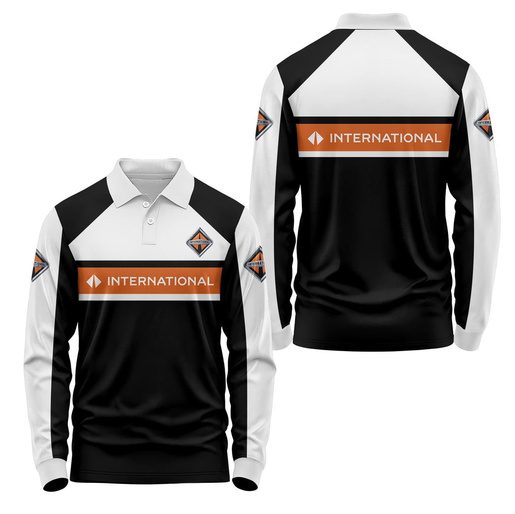 International Trucks Long Sleeve Polo USPL1893