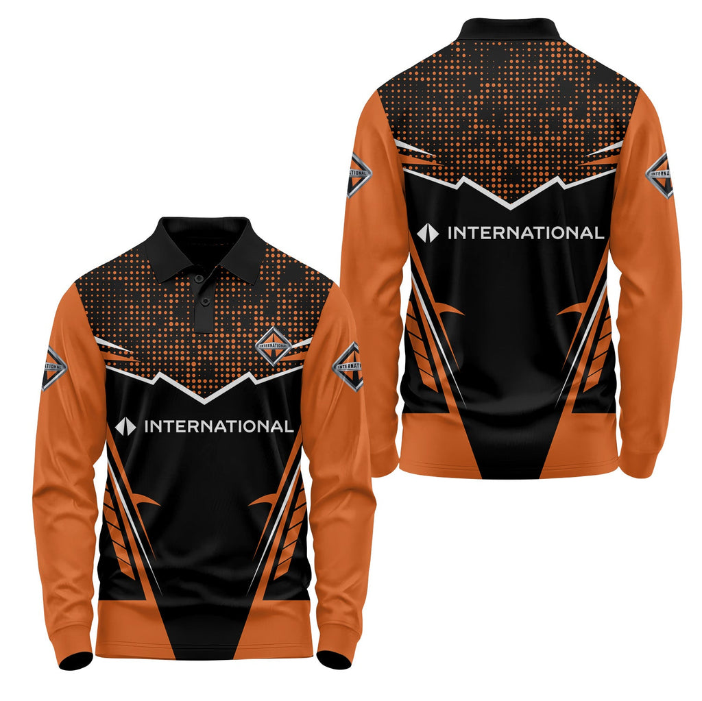 International Trucks Long Sleeve Polo USPL1897