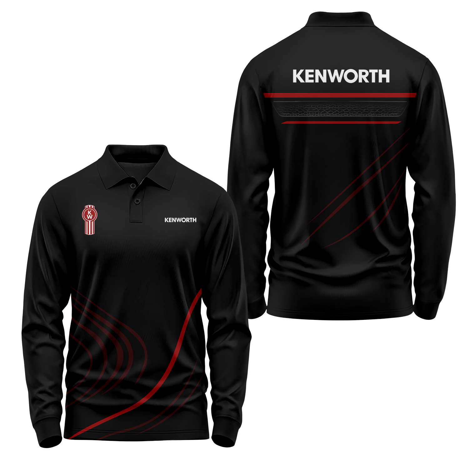 Kenworth Long Sleeve Polo USPL1774