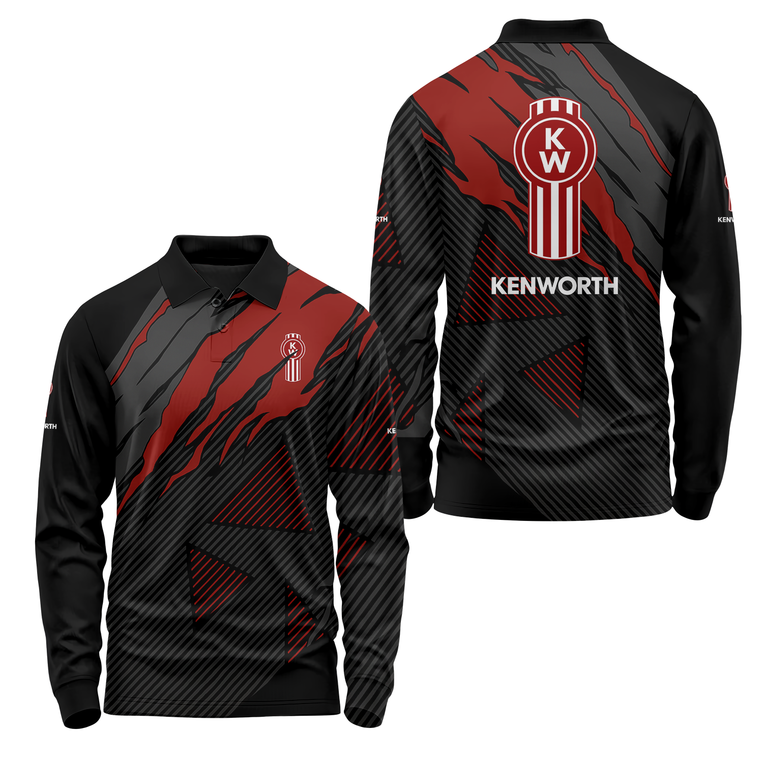 Kenworth Long Sleeve Polo USPL1798