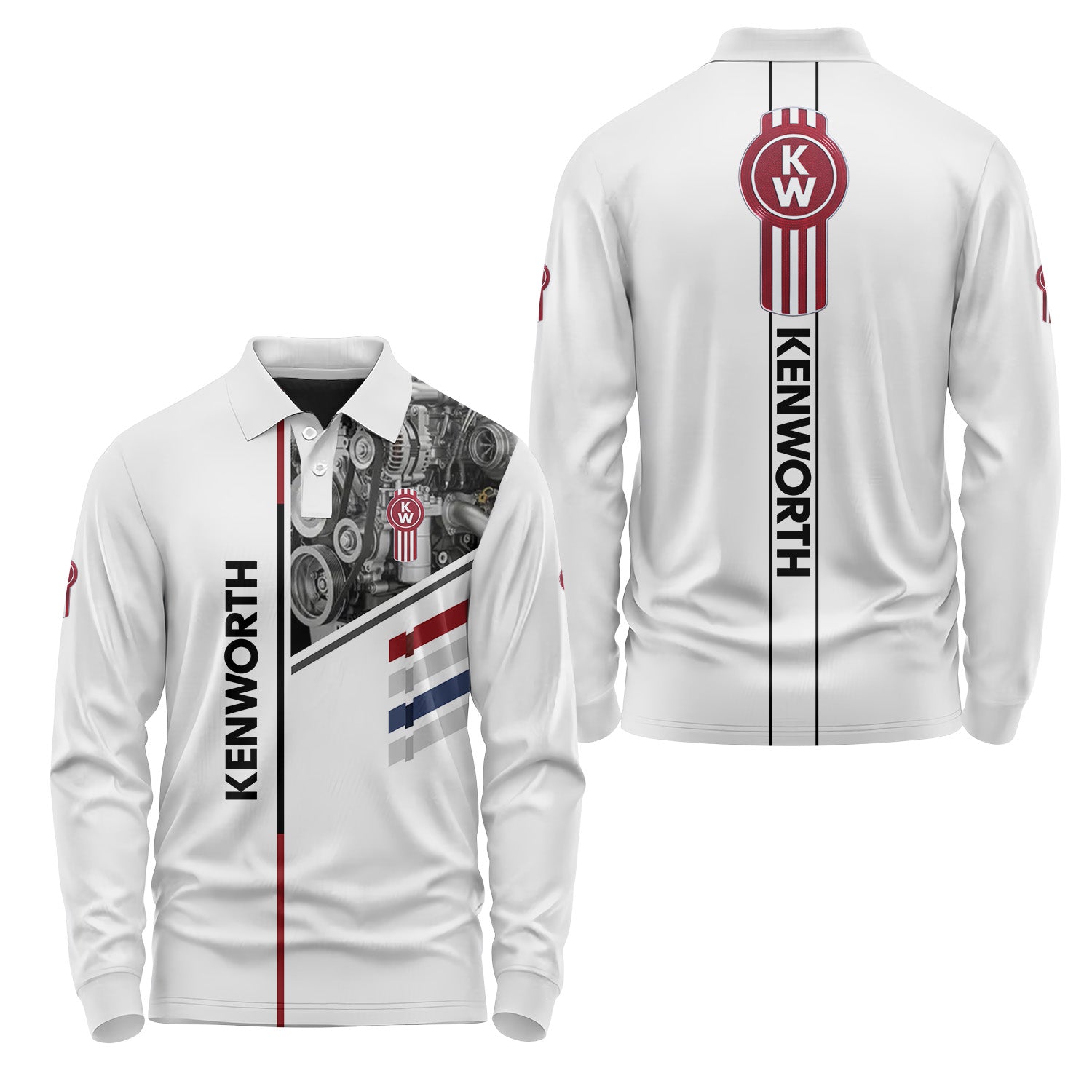 Kenworth Long Sleeve Polo USPL1782