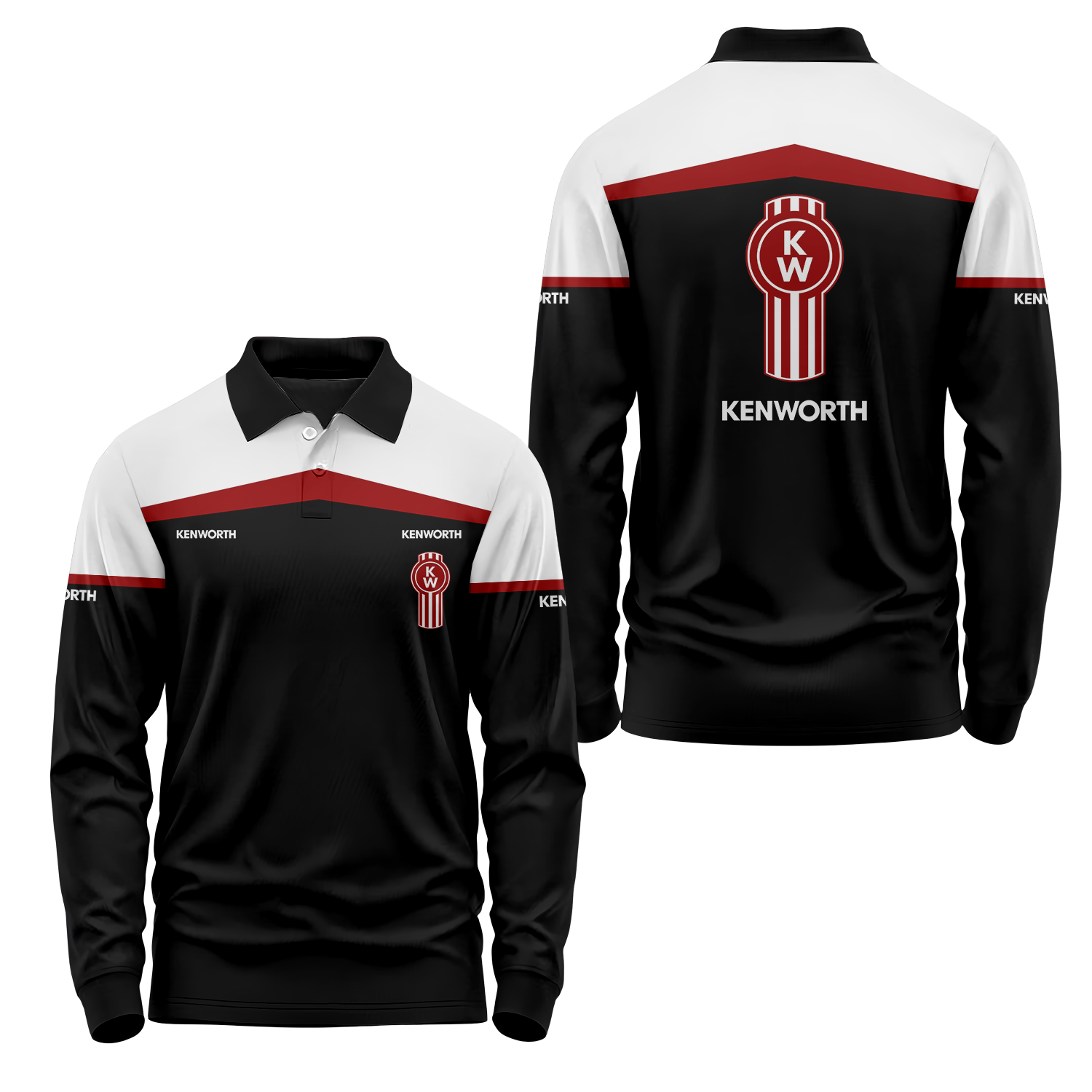 Kenworth Long Sleeve Polo USPL1768