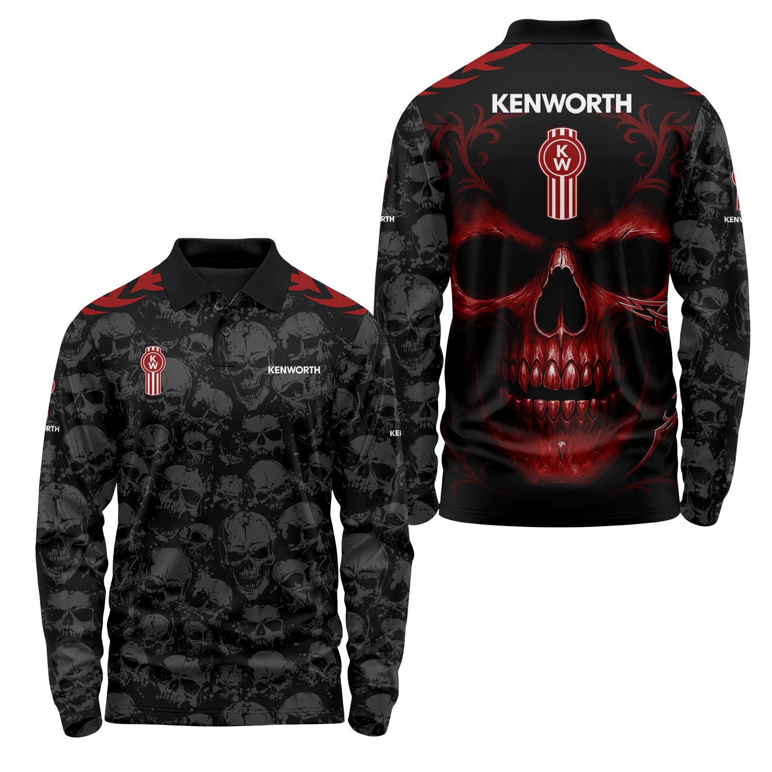 Kenworth Long Sleeve Polo USPL1765