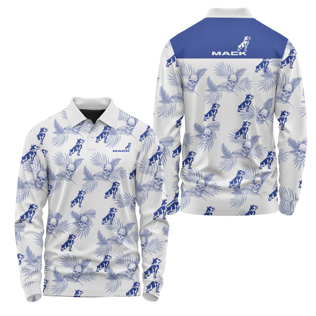 Mack Trucks Long Sleeve Polo USPL1816