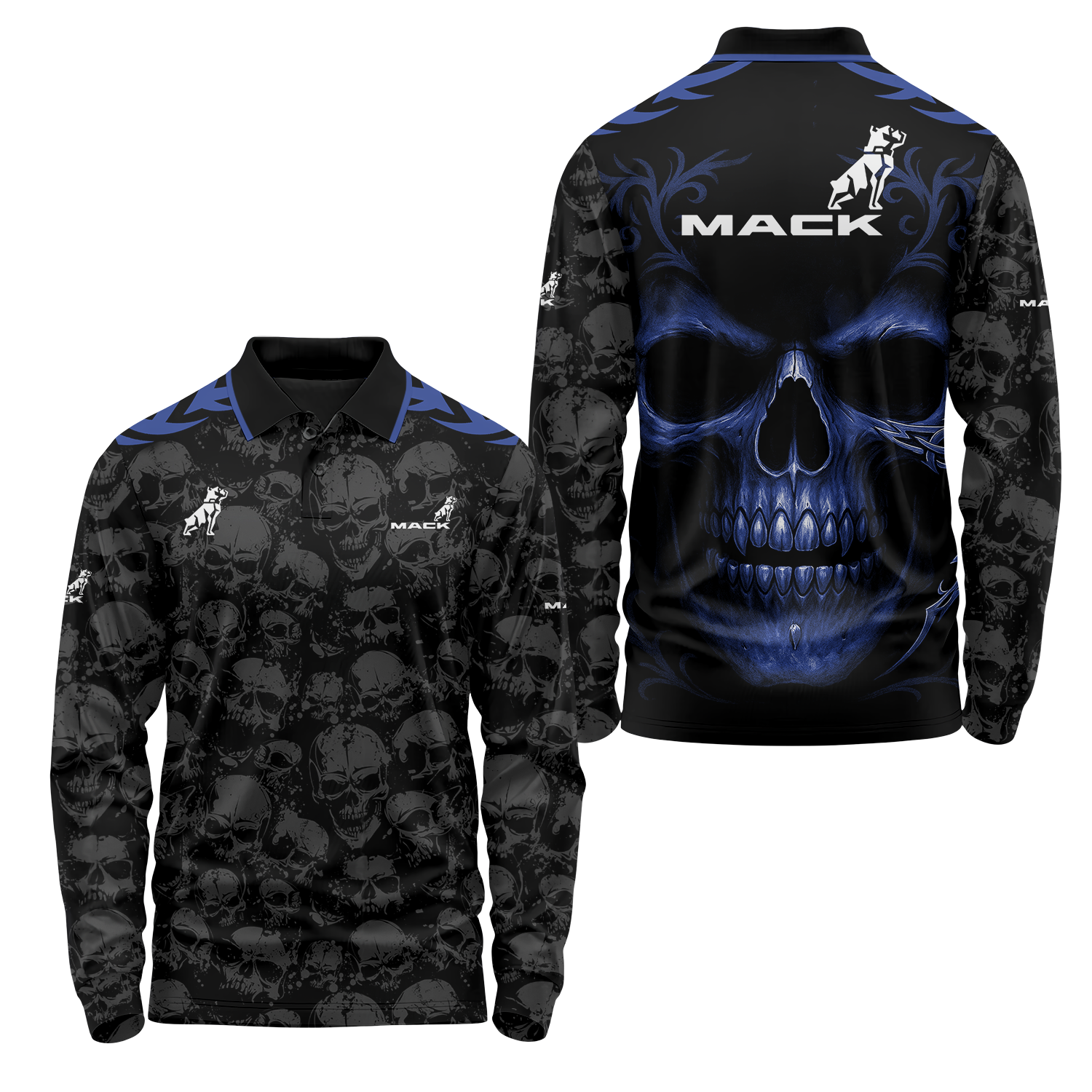 Mack Trucks Long Sleeve Polo USPL1815