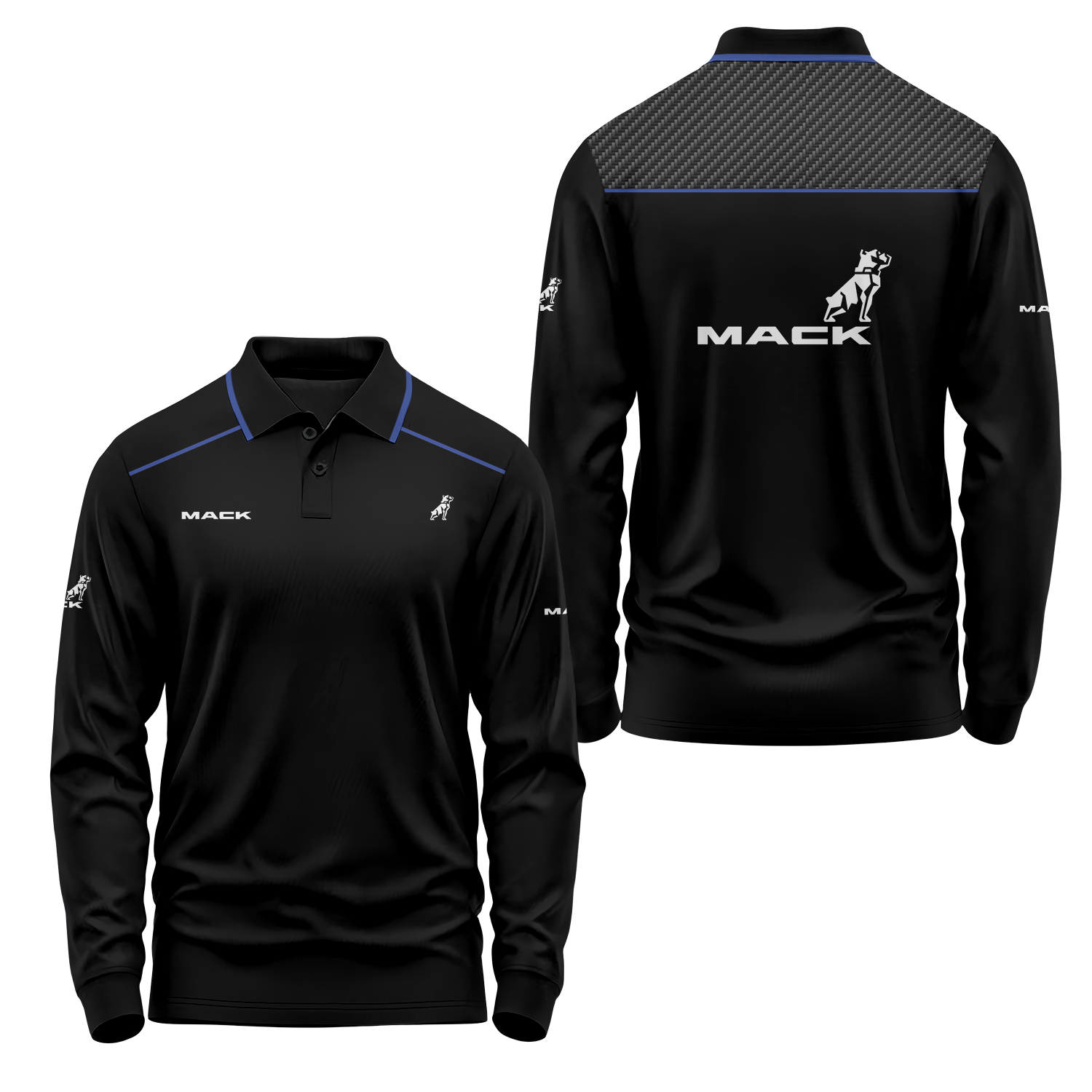 Mack Trucks Long Sleeve Polo USPL1814
