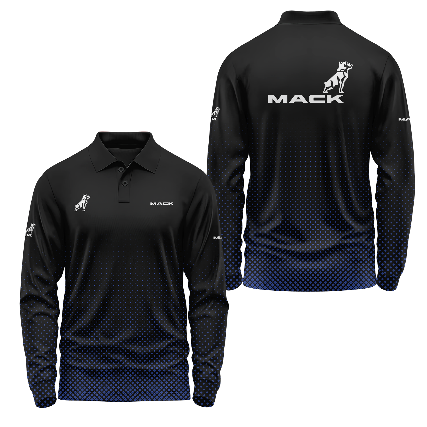 Mack Trucks Long Sleeve Polo USPL1813