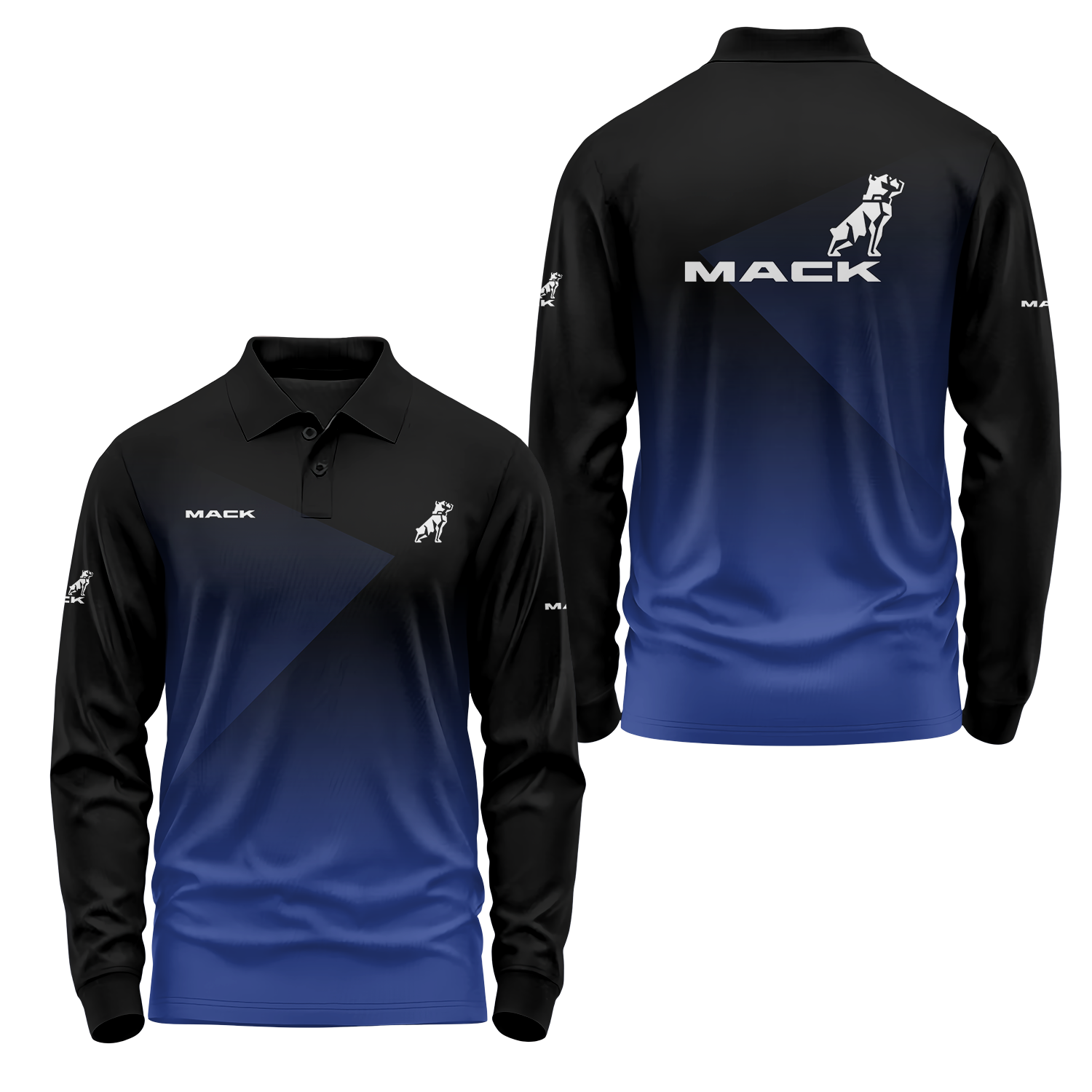 Mack Trucks Long Sleeve Polo USPL1809