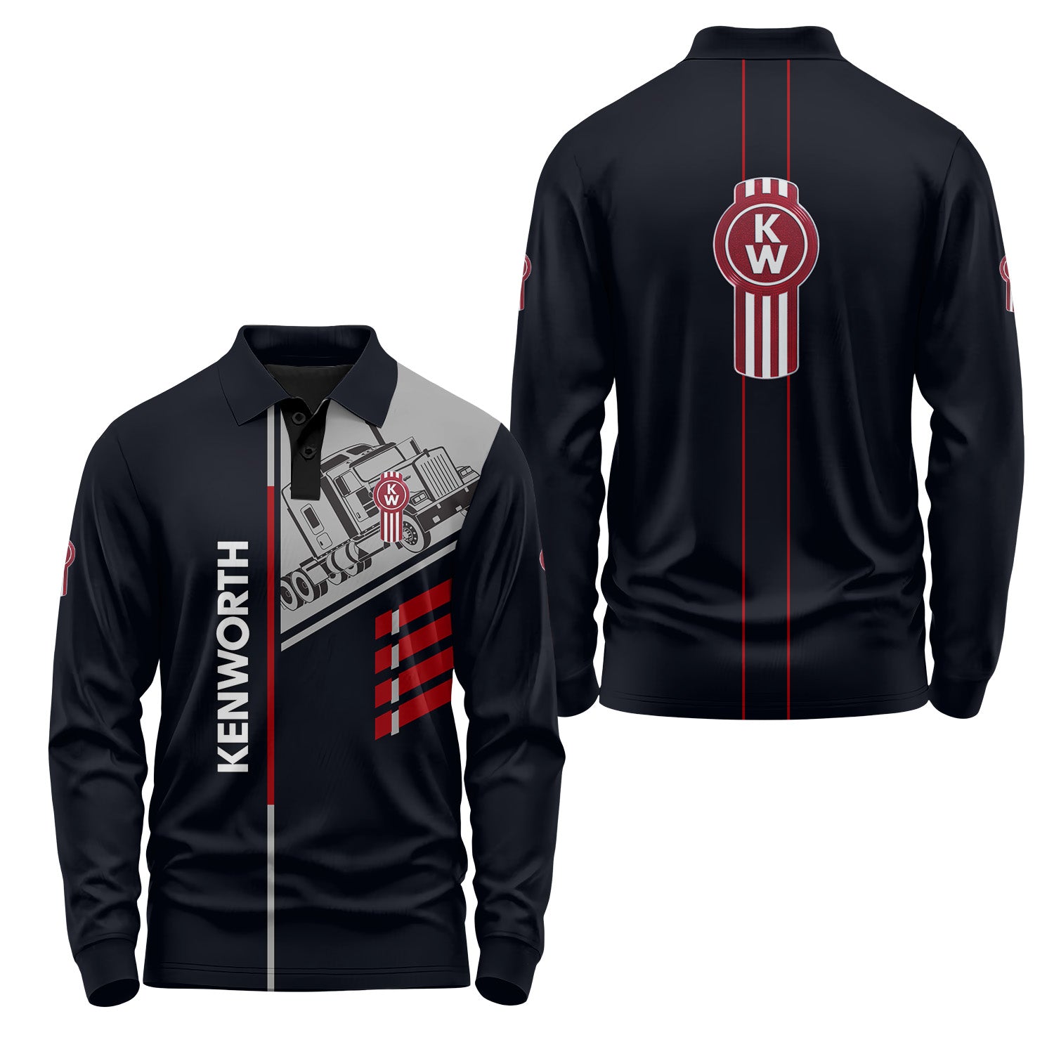 Kenworth Long Sleeve Polo USPL1794