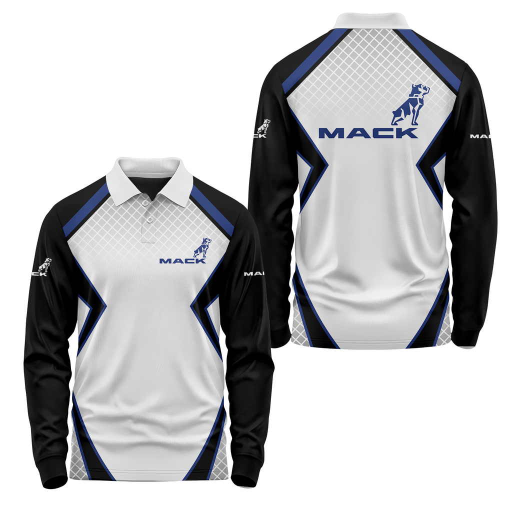 Mack Trucks Long Sleeve Polo USPL1832