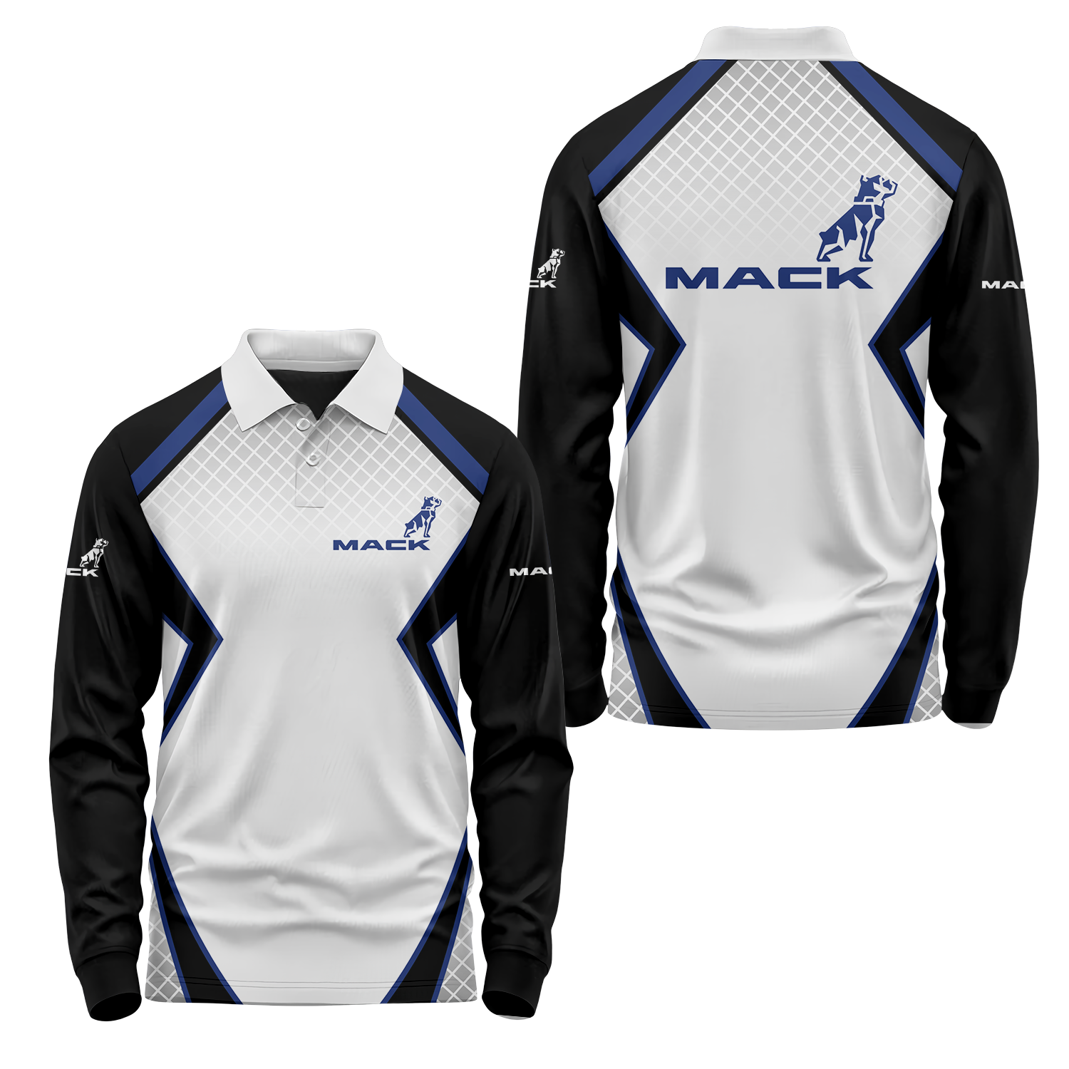 Mack Trucks Long Sleeve Polo USPL1832