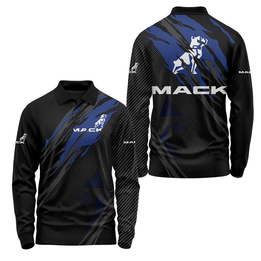 Mack Trucks Long Sleeve Polo USPL1835