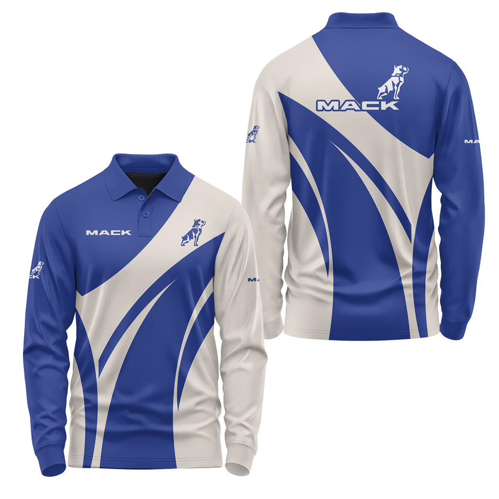 Mack Trucks Long Sleeve Polo USPL1819