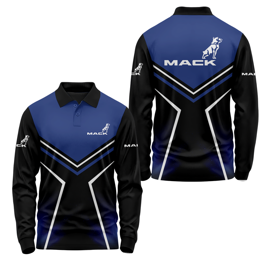 Mack Trucks Long Sleeve Polo USPL1846