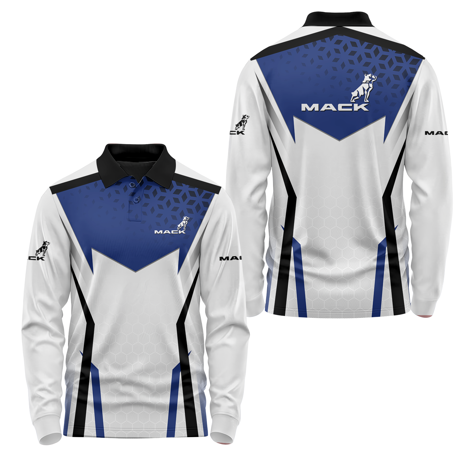 Mack Trucks Long Sleeve Polo USPL1834