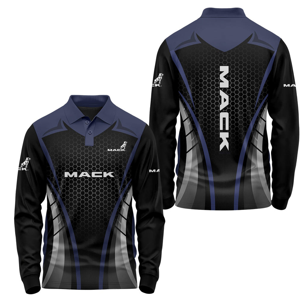 Mack Trucks Long Sleeve Polo USPL1833