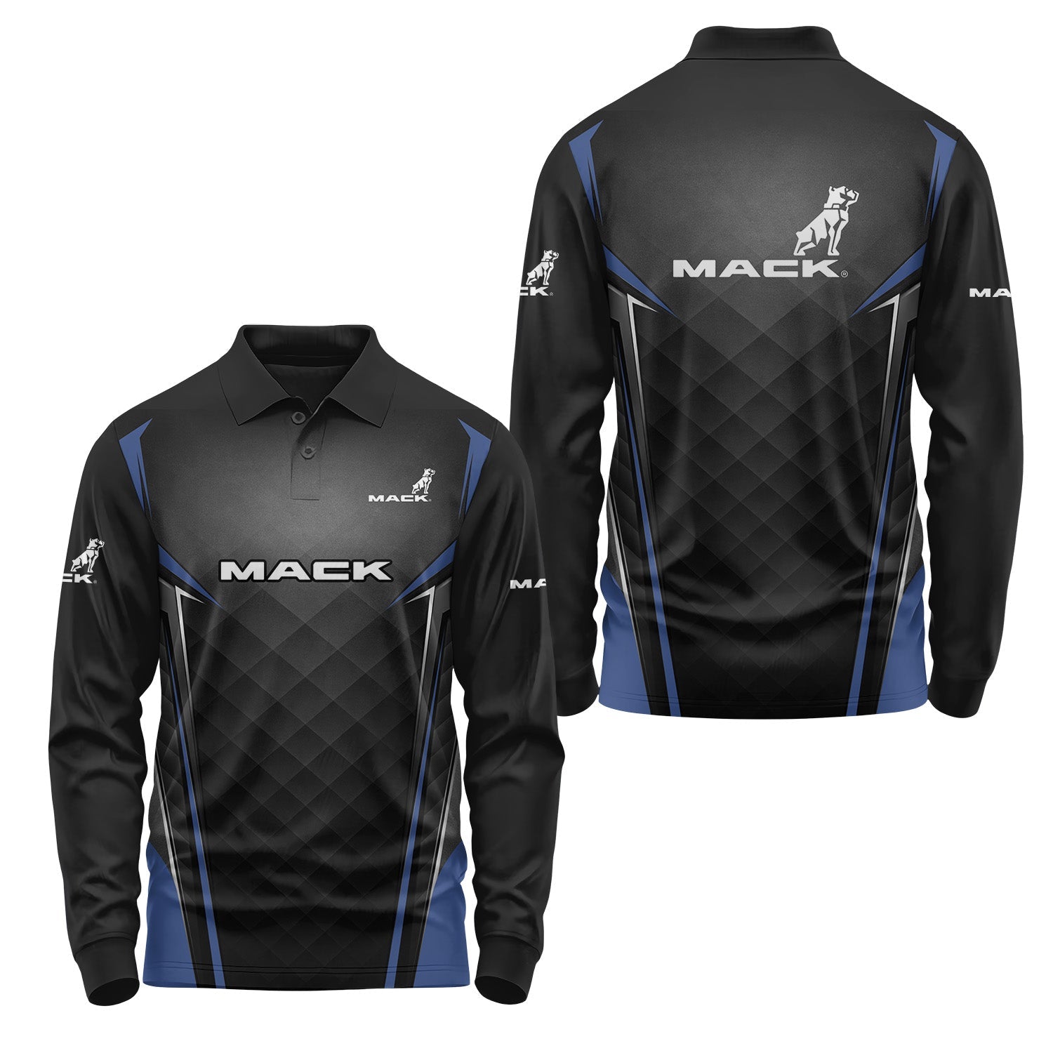 Mack Trucks Long Sleeve Polo USPL1839
