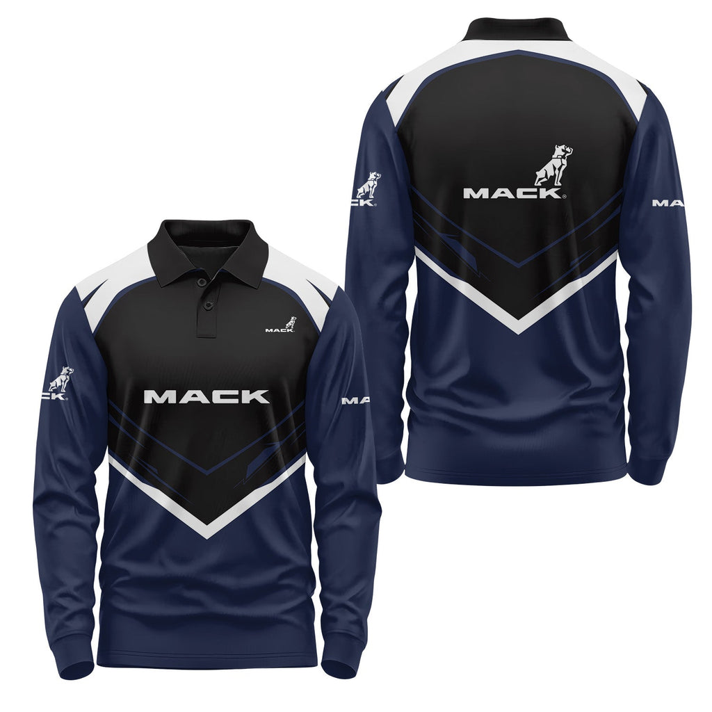 Mack Trucks Long Sleeve Polo USPL1844
