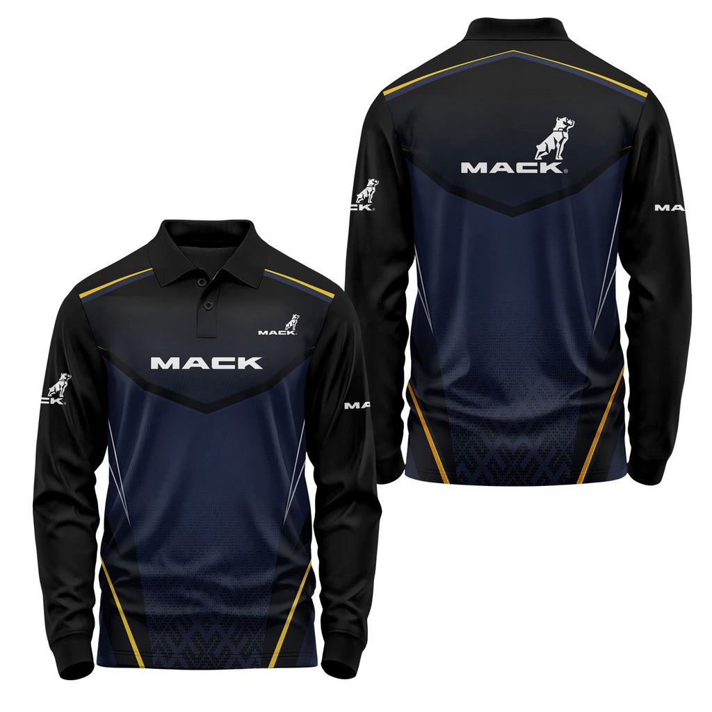 Mack Trucks Long Sleeve Polo USPL1848