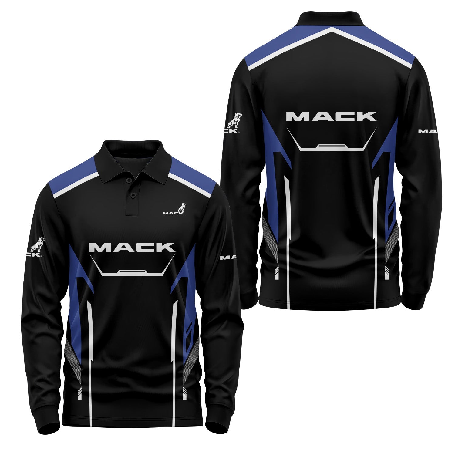 Mack Trucks Long Sleeve Polo USPL1850