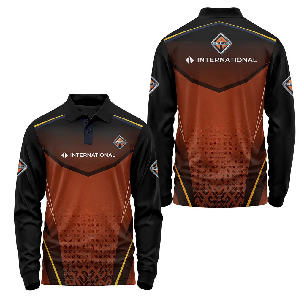 International Trucks Long Sleeve Polo USPL1886