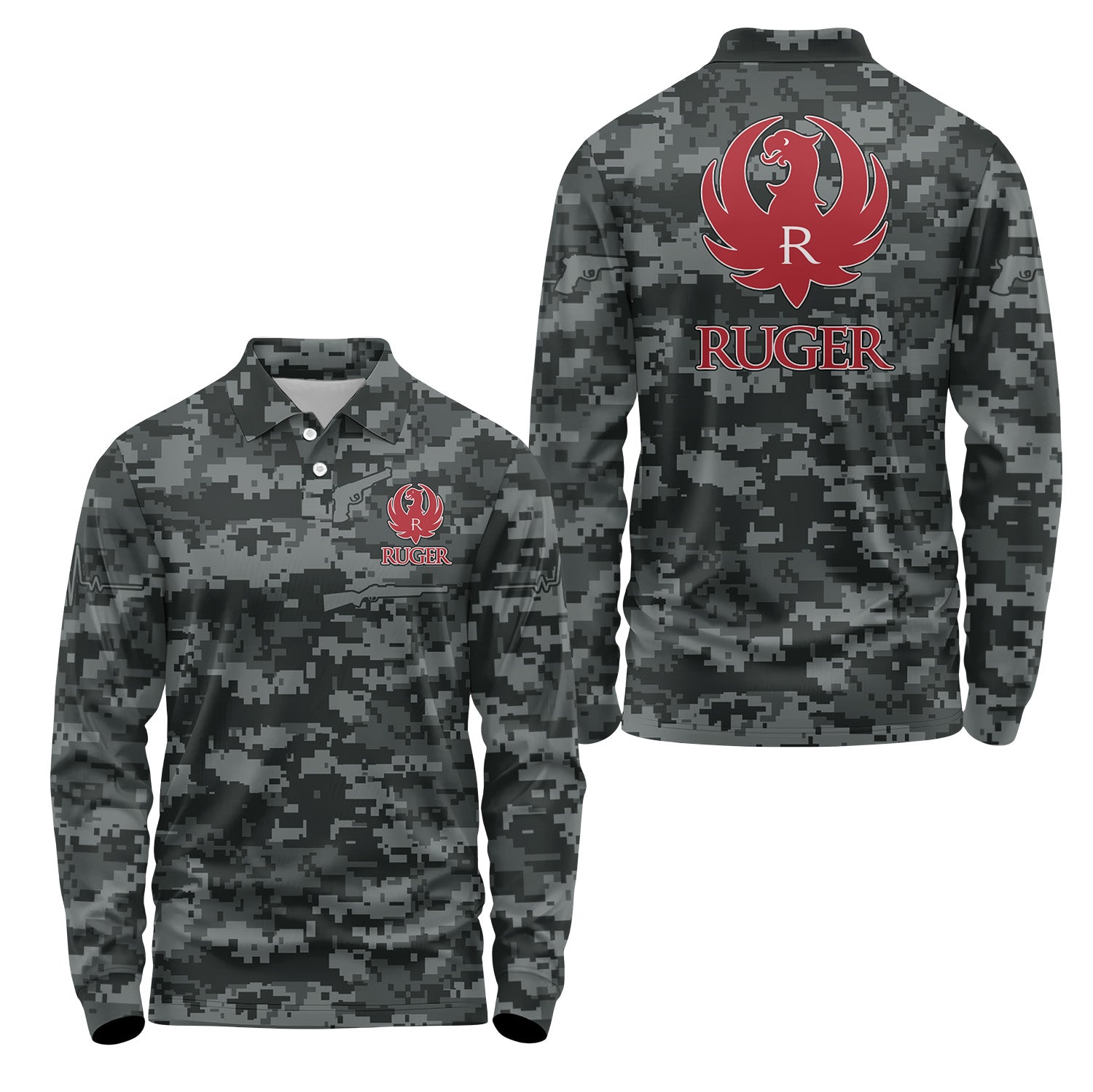 Ruger Long Sleeve Polo USPL2052