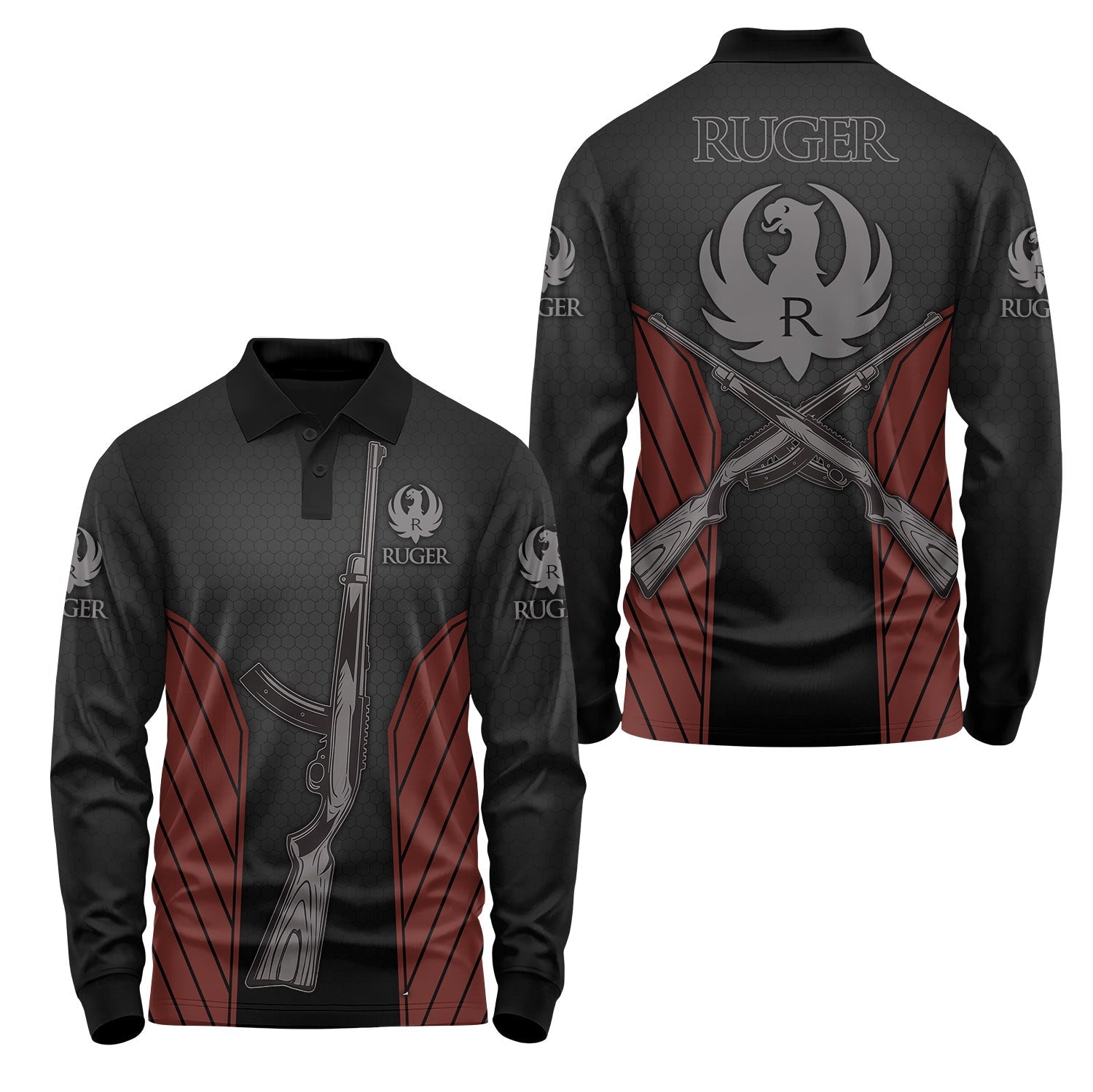 Ruger Long Sleeve Polo USPL2058