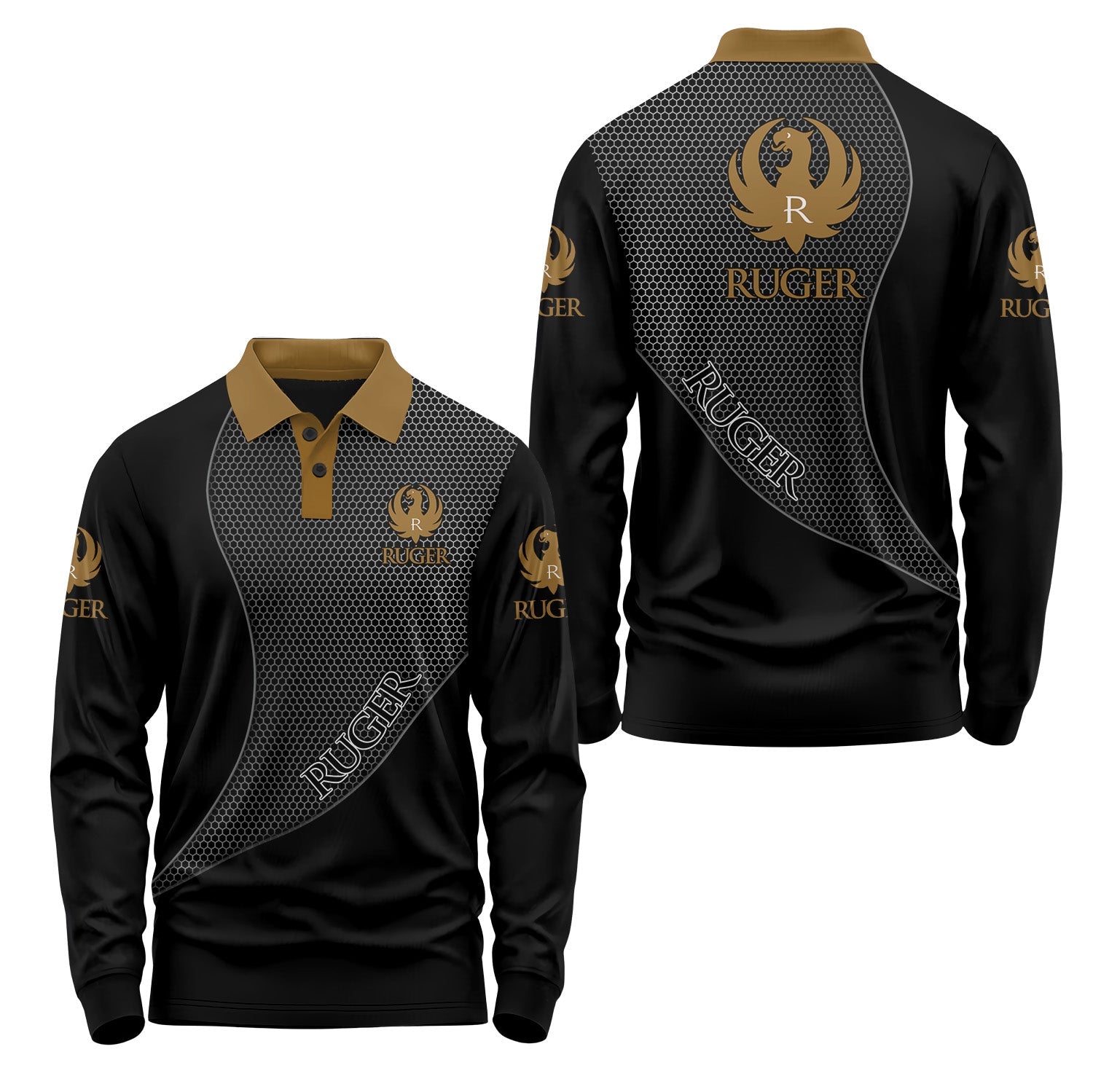 Ruger Long Sleeve Polo USPL2057