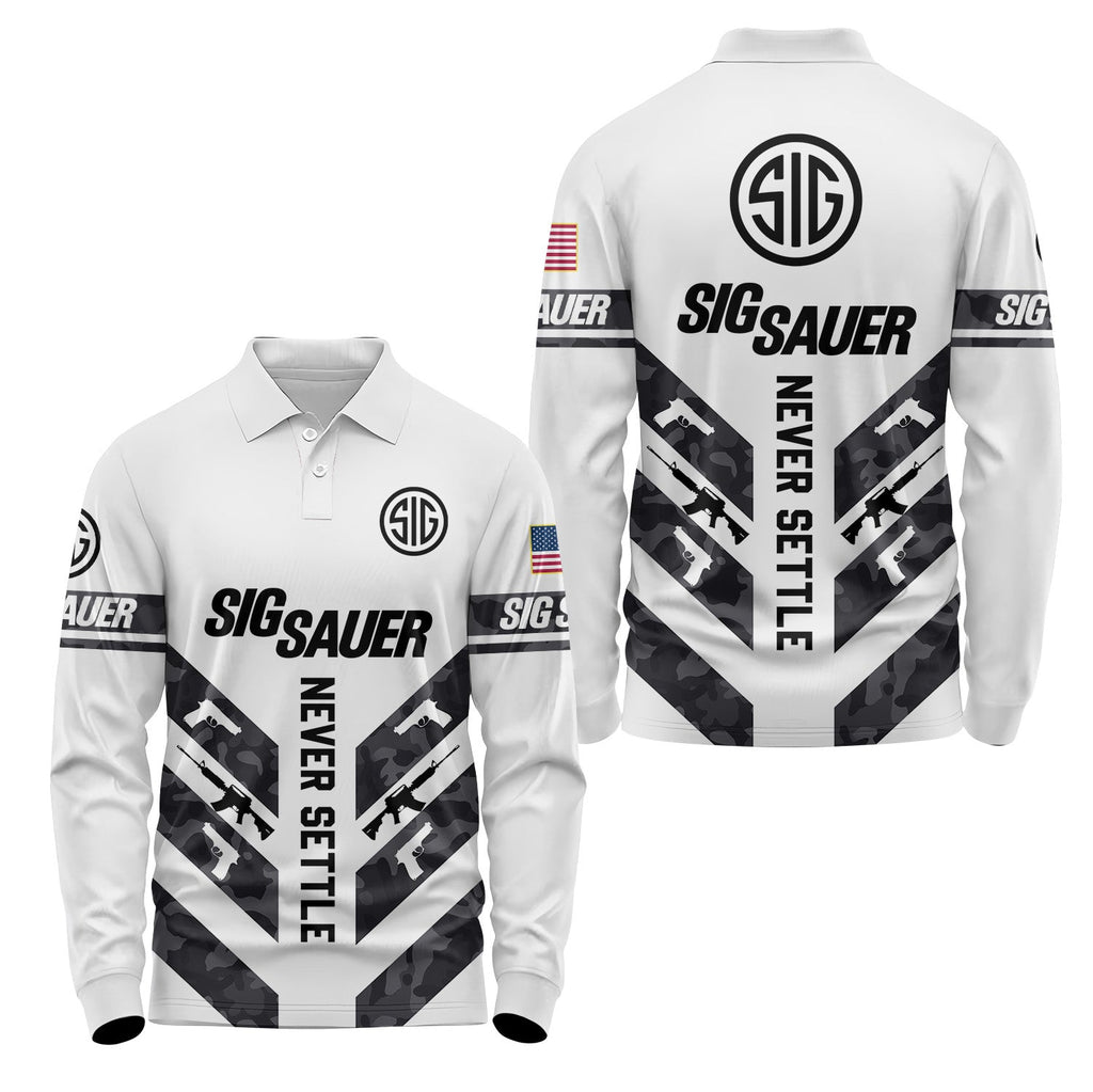 SIG Sauer Long Sleeve Polo USPL2101