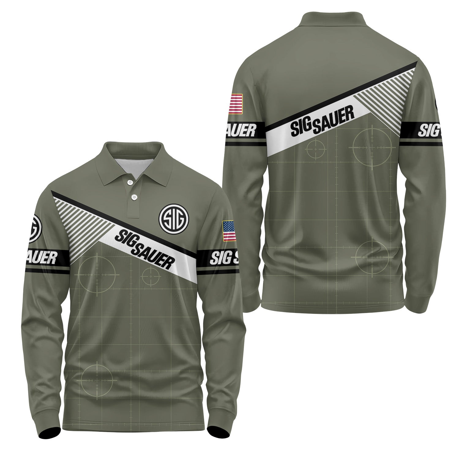 SIG Sauer Long Sleeve Polo USPL2103