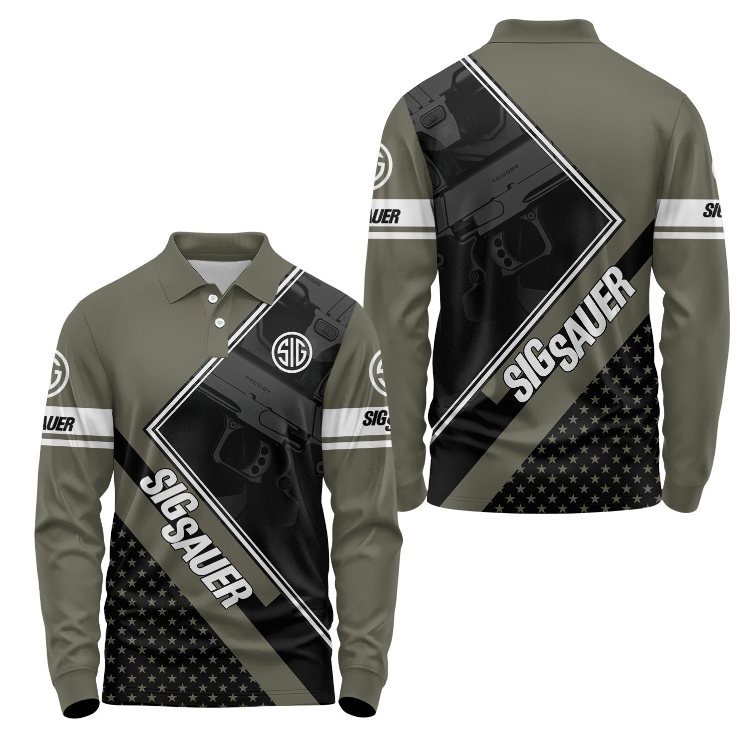 SIG Sauer Long Sleeve Polo USPL2106