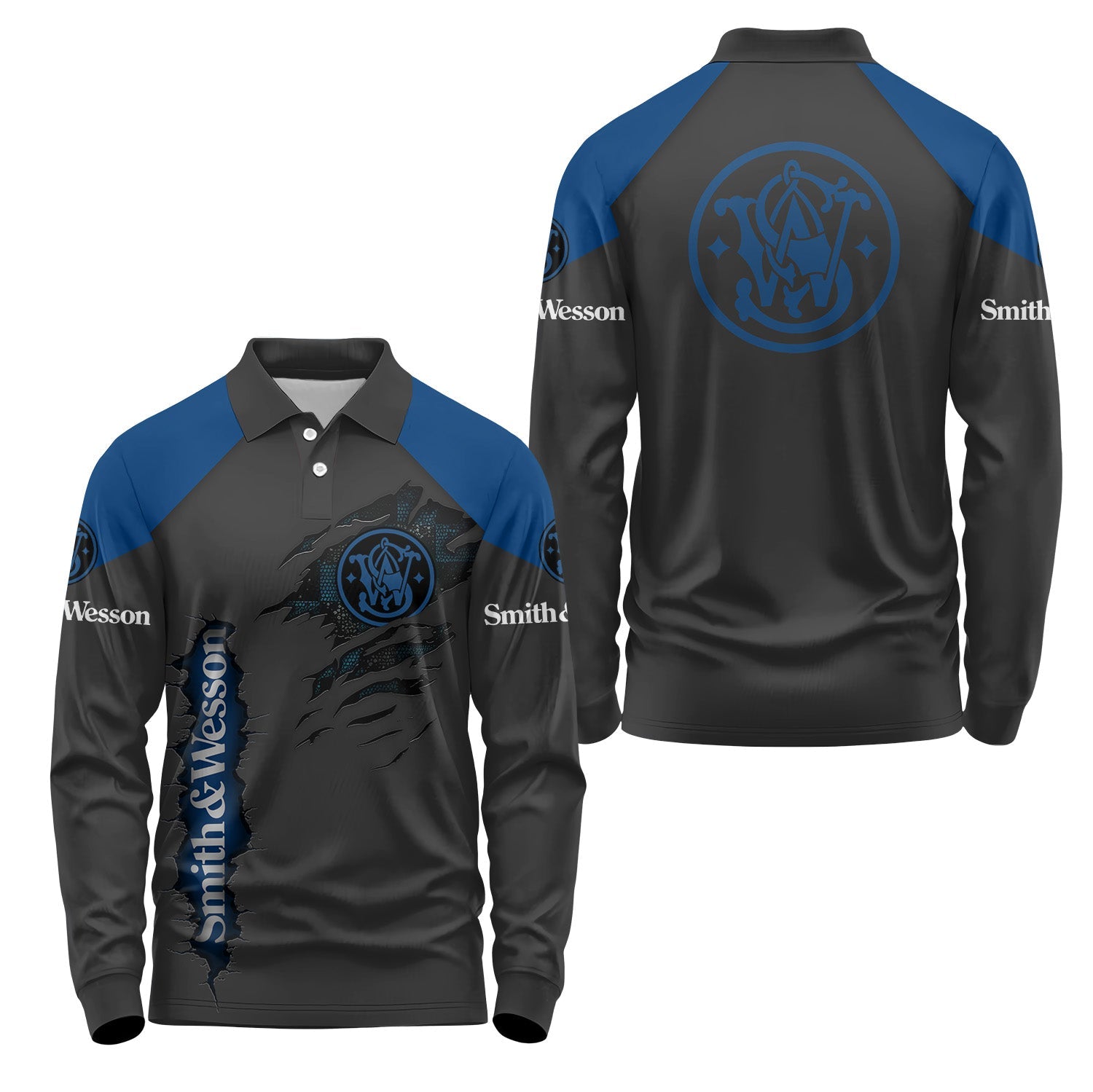 Smith & Wesson Long Sleeve Polo USPL2177