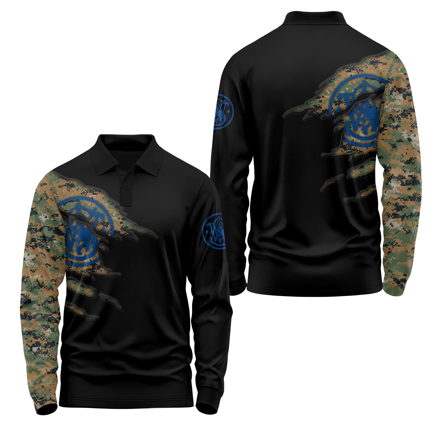 Smith & Wesson Long Sleeve Polo USPL2180