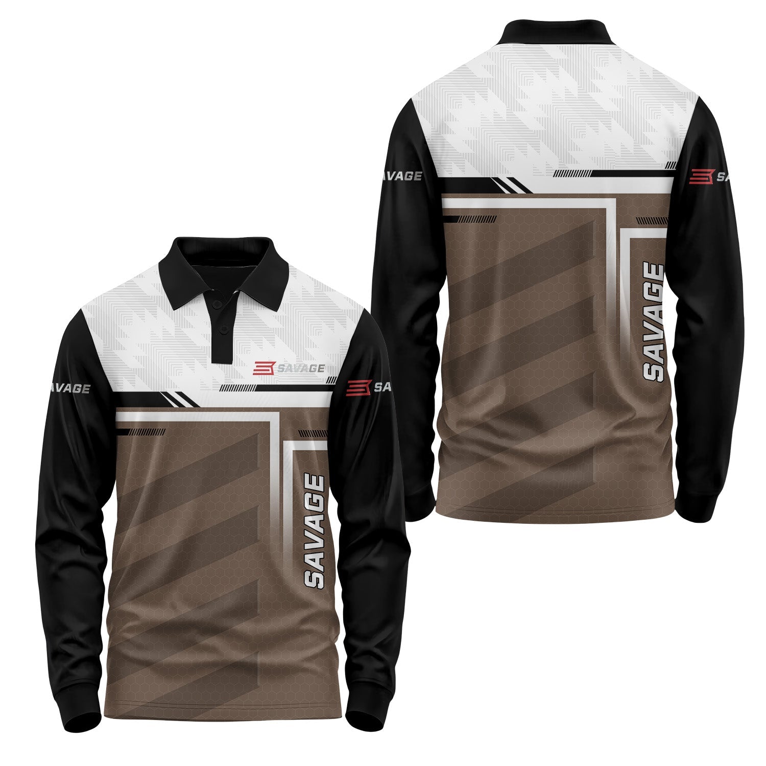 Savage Arms Long Sleeve Polo USPL2220
