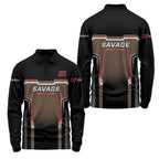 Savage Arms Long Sleeve Polo USPL2235