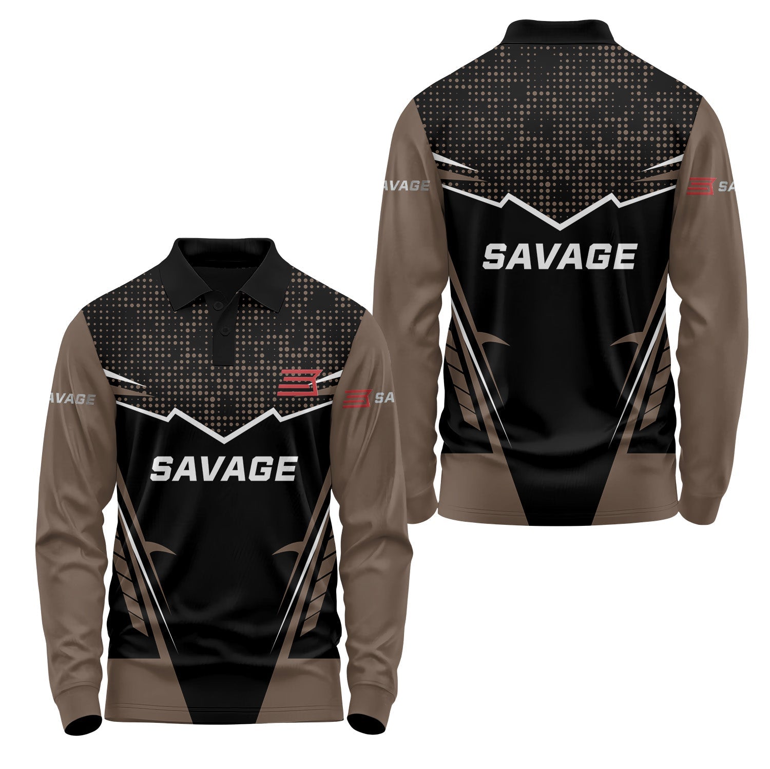 Savage Arms Long Sleeve Polo USPL2237