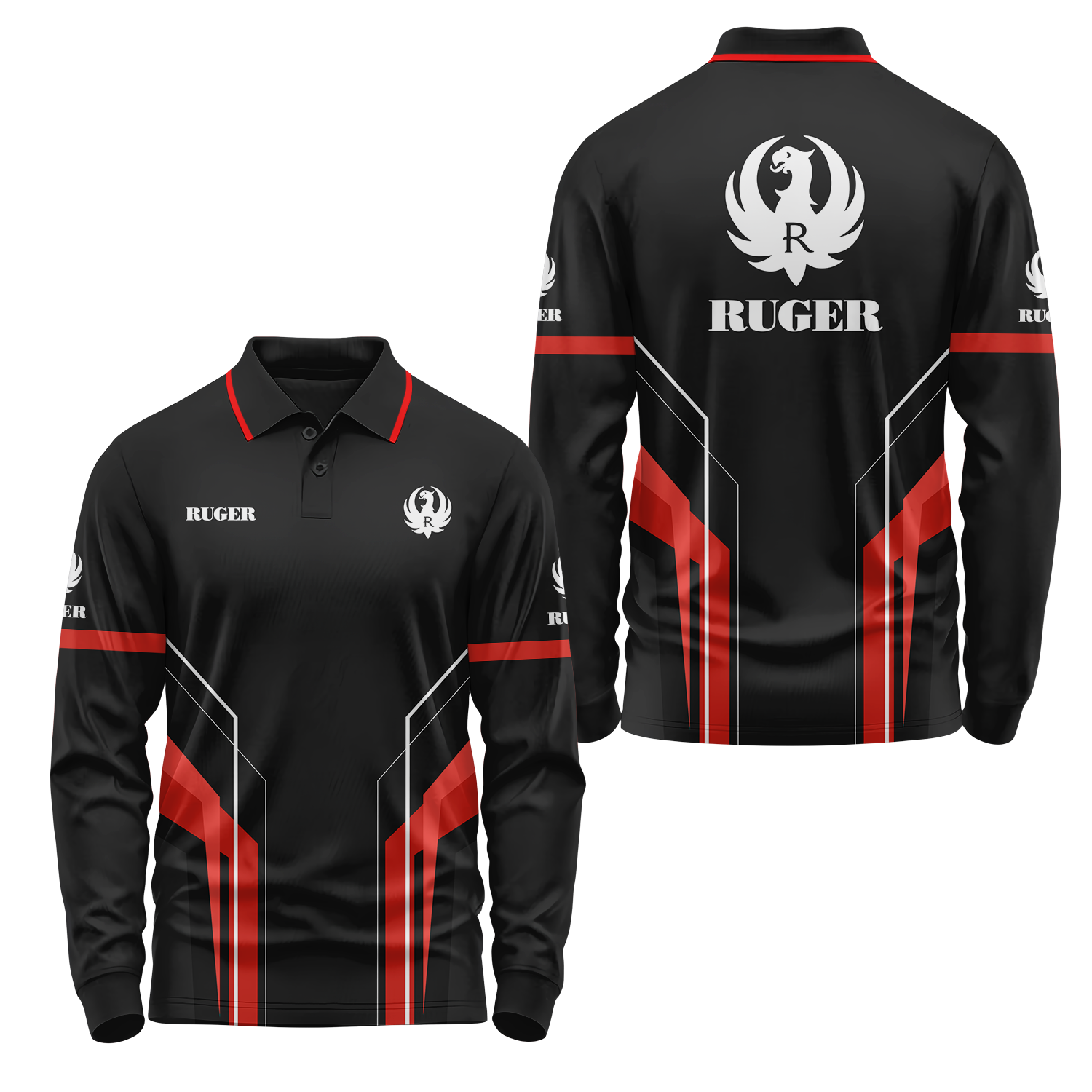 Ruger Long Sleeve Polo USPL2022